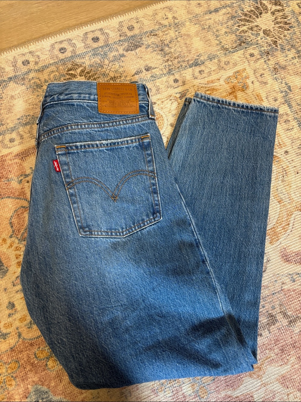 Levi's  Dark Blue Straight-Leg Jeans
